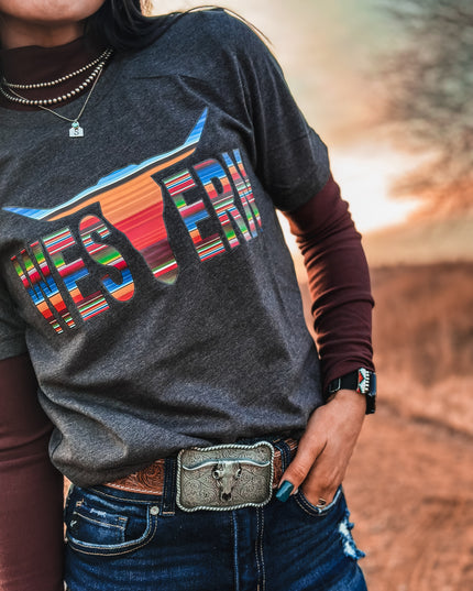 Brand T Serape/Charcoal