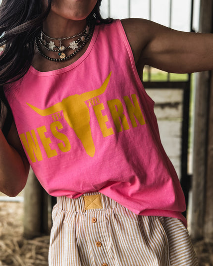 Brand Tank Cosmic Pink