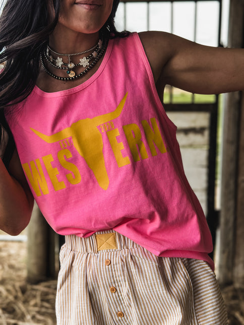 Brand Tank Cosmic Pink