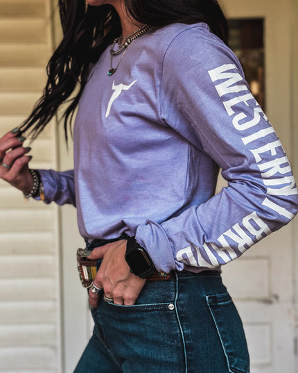 Brand Longsleeve Lavender
