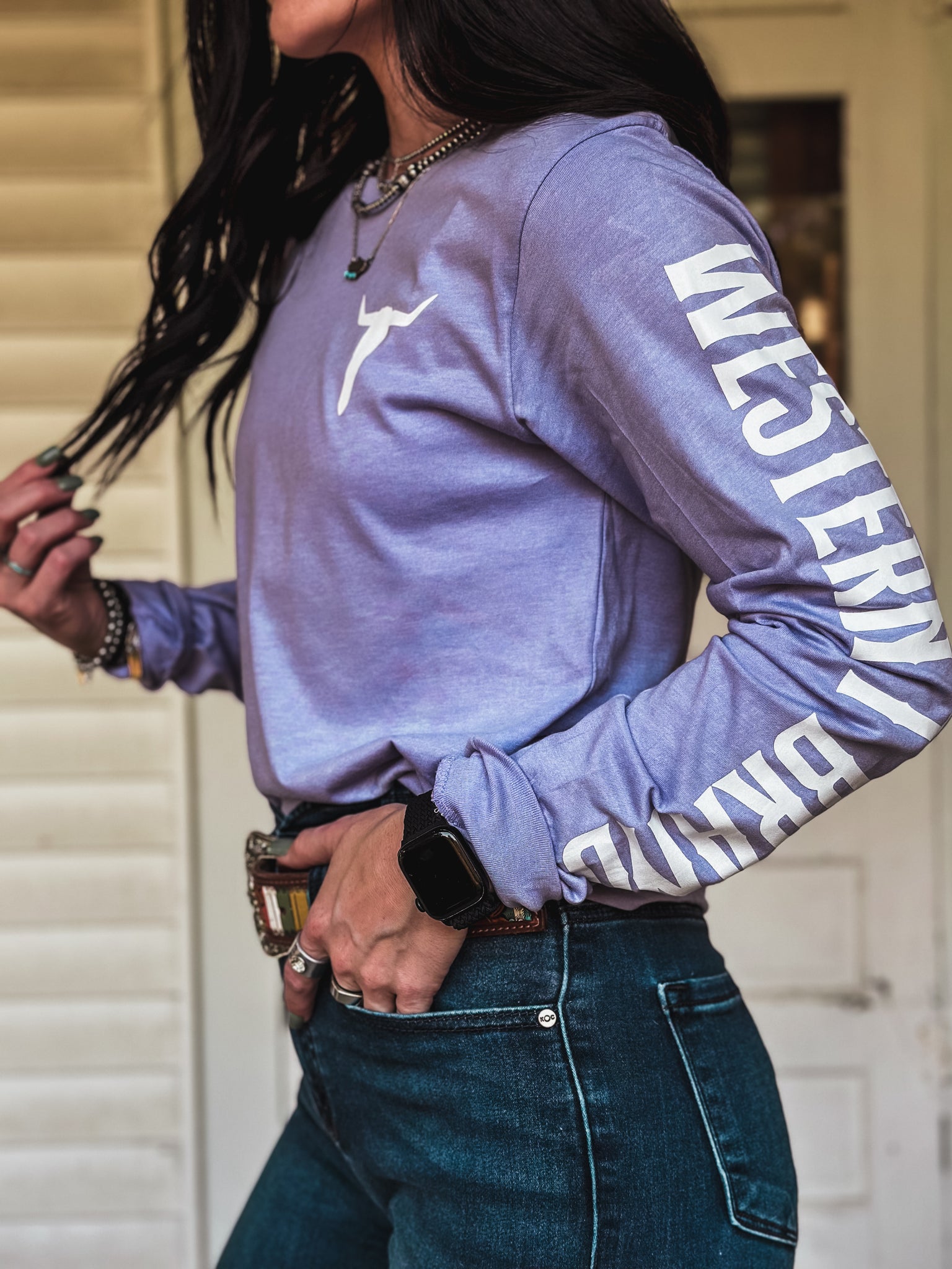 Brand Longsleeve Lavender