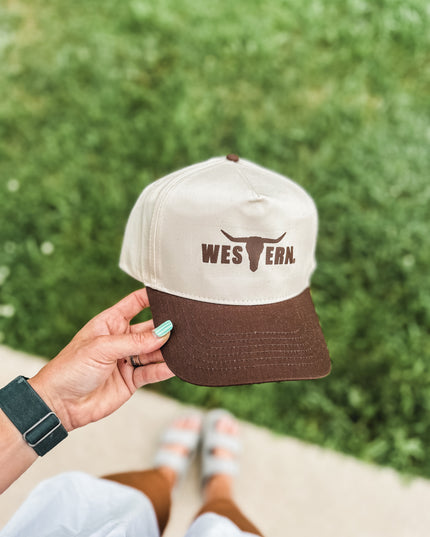 Brown Brand Logo Hat