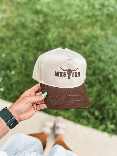 Brown Brand Logo Hat
