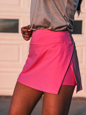Brand Driver Skort - Pink