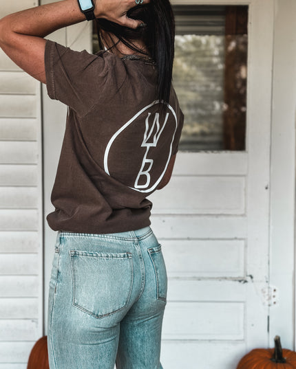 Circle Brand Pocket T - Brown