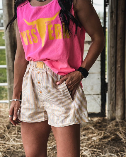 Brand Tank Cosmic Pink