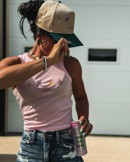 Sweet Summer - Pink Racertank