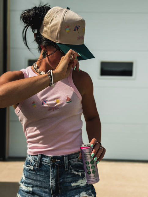 Sweet Summer - Pink Racertank