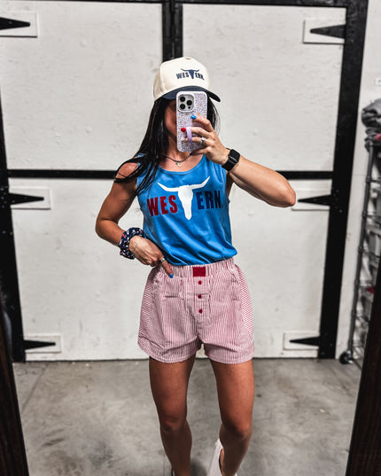 RWB Tank - Blue Wave