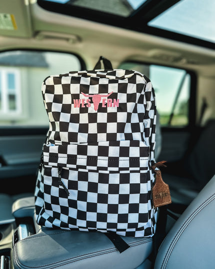 Checker Brand Backpack