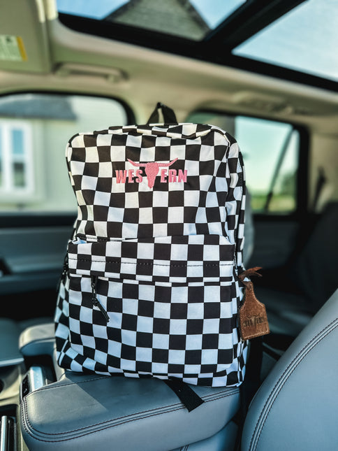 Checker Brand Backpack
