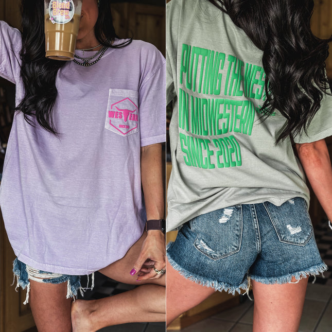 Western in Midwestern Puff - Pocket T