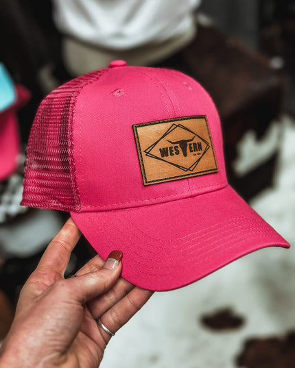 Brand Hat Hot Pink
