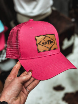 Brand Hat Hot Pink