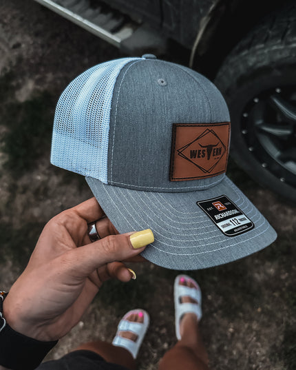 Brand Hat Heather Grey/ White 112