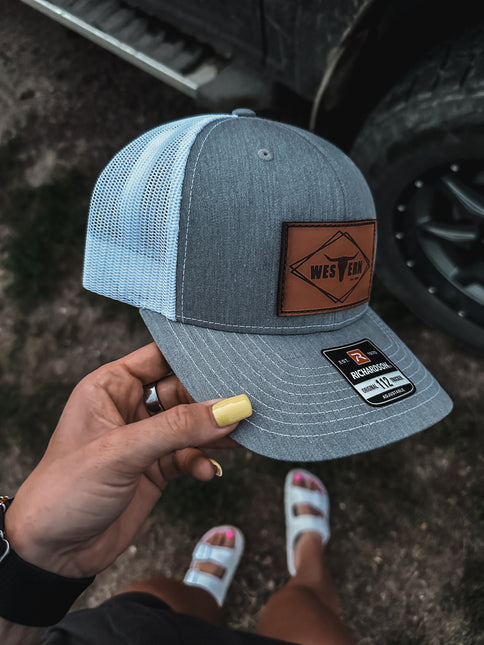 Brand Hat Heather Grey/ White 112