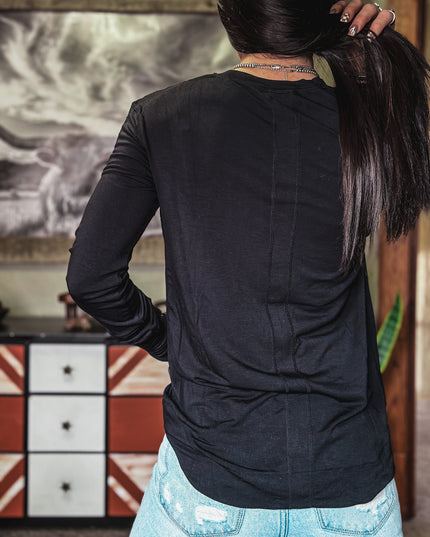 Brand Perfect Touch Athleisure Longsleeve - Black