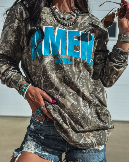 AMEN Longsleeve - Deadwood Camo