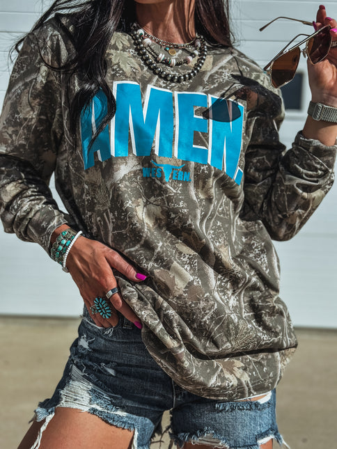 AMEN Longsleeve - Deadwood Camo