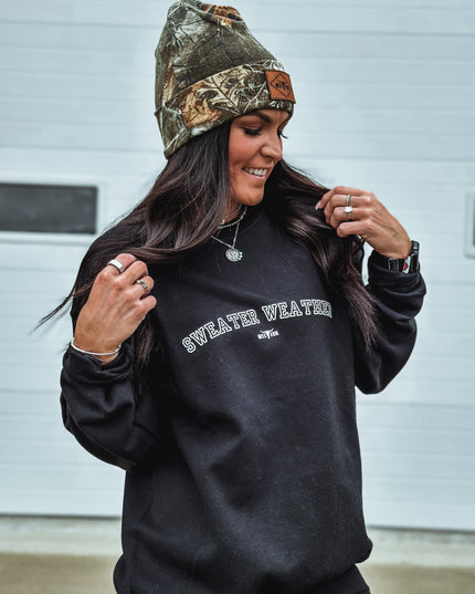 Sweater Weather Crew - Black