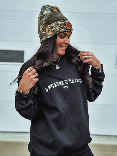 Sweater Weather Crew - Black