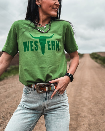 Brand T - 2 Tone Green