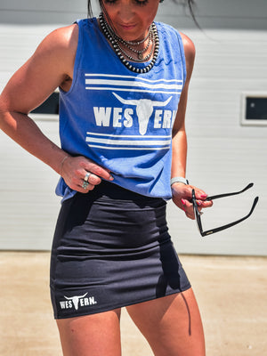 Brand Tank - Dusty Blue