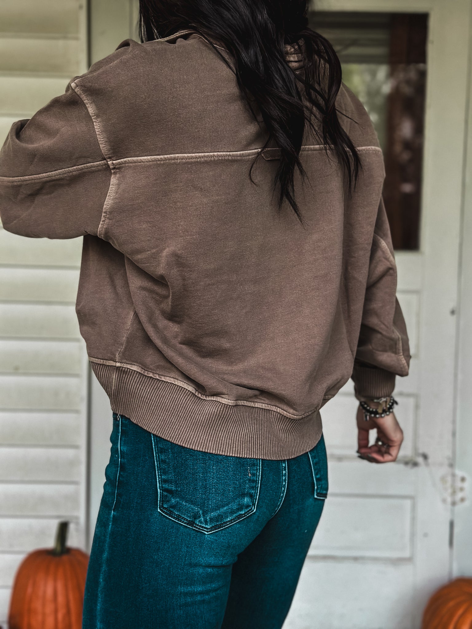 Brand Sammy Pullover 1/4 Zip - Mocha