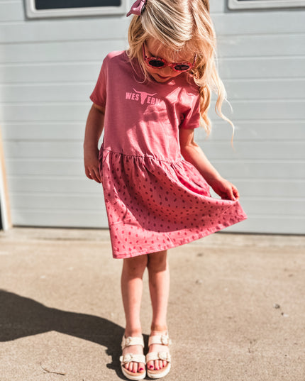 Pink Dots Little Girl Dress