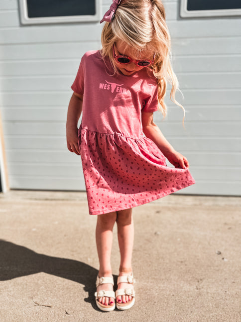 Pink Dots Little Girl Dress