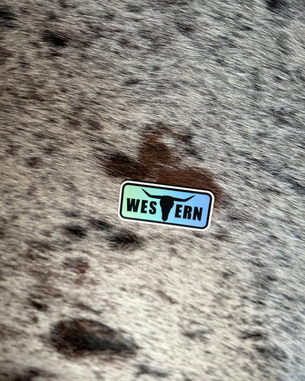 Ombre Logo Sticker