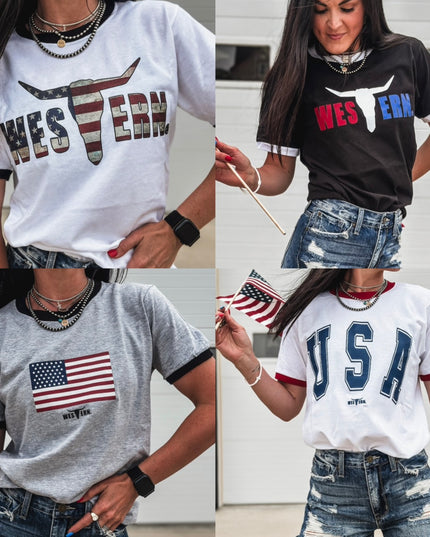 Ringer Tees (4 styles)