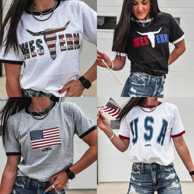 Ringer Tees (4 styles)