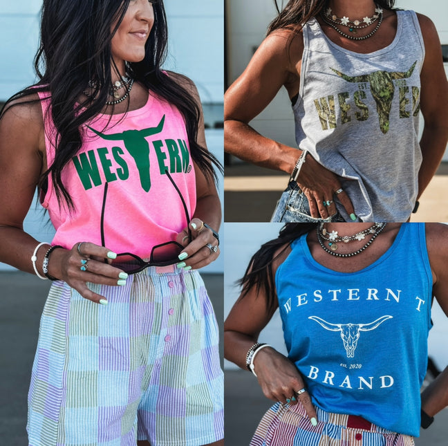 Brand Heather Tank (Unisex Style)