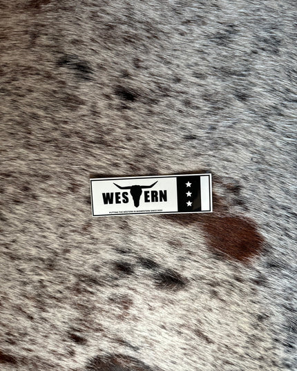 Western in Midwestern Sticker