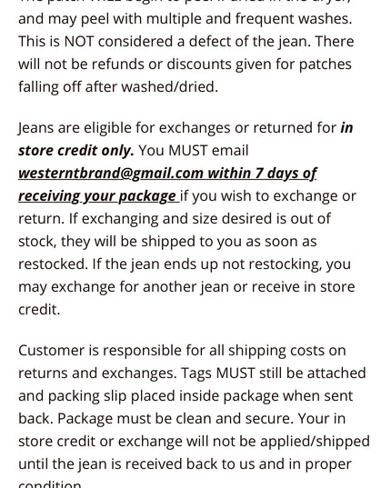 The Branded High Rise Jean