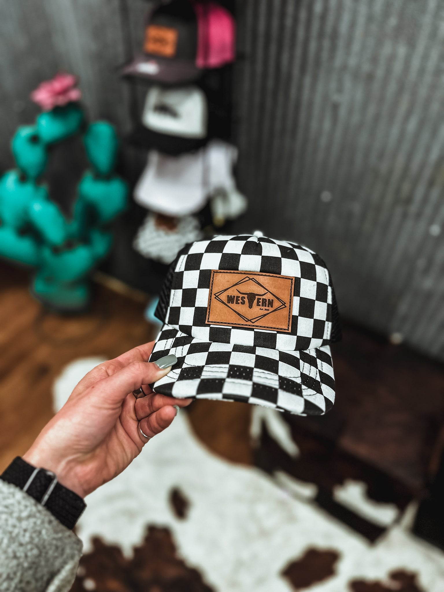 Brand Hat Checkers - Junior