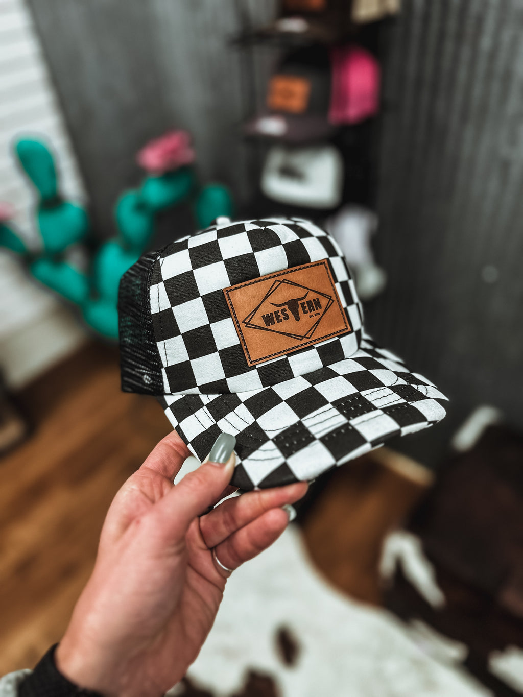 Brand Hat Checkers - Junior