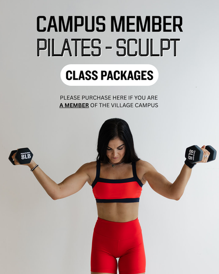 CAMPUS MEMBER Pilates-Sculpt Class Packages