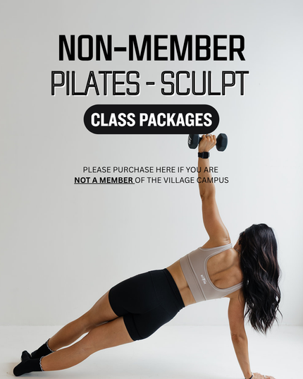 NON-MEMBER Pilates-Sculpt Class Packages