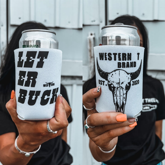 Brand Koozie White