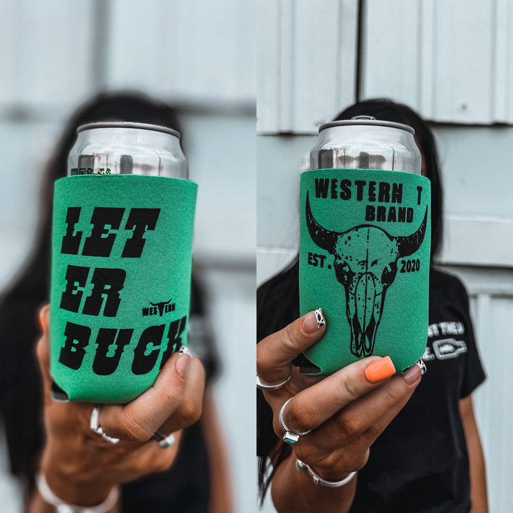 Brand Koozie Turq Green