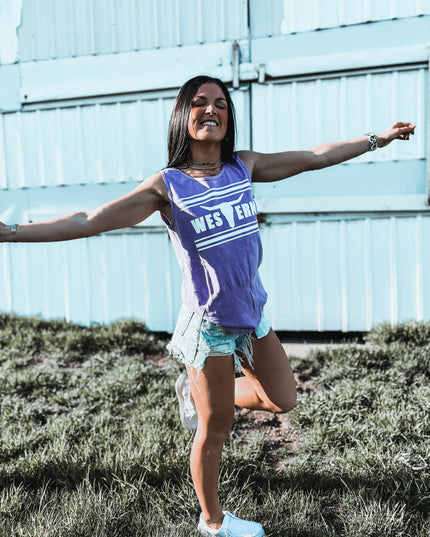 Brand Tank Lavender