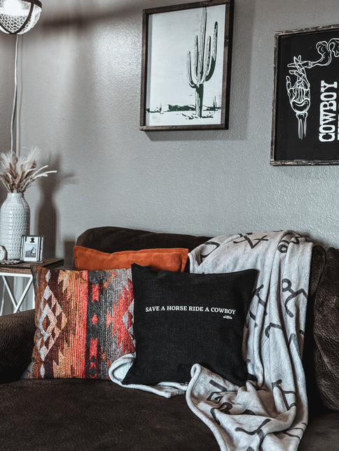 Save a Horse Pillow Cover