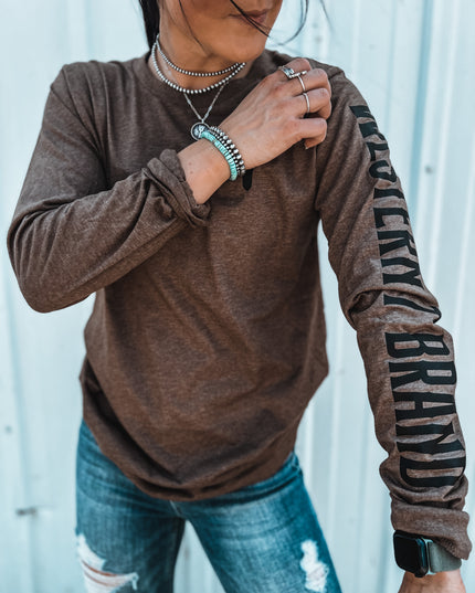 Brand Longsleeve Brown