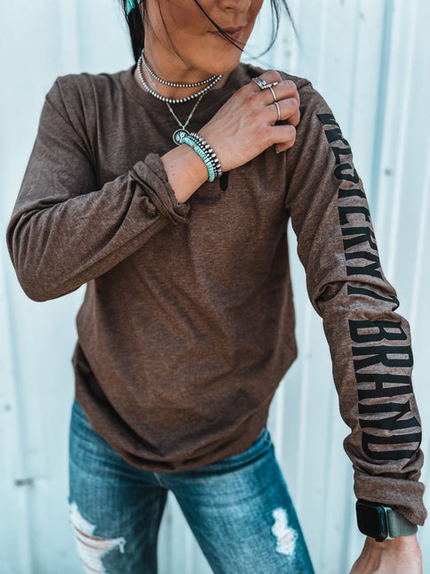 Brand Longsleeve Brown