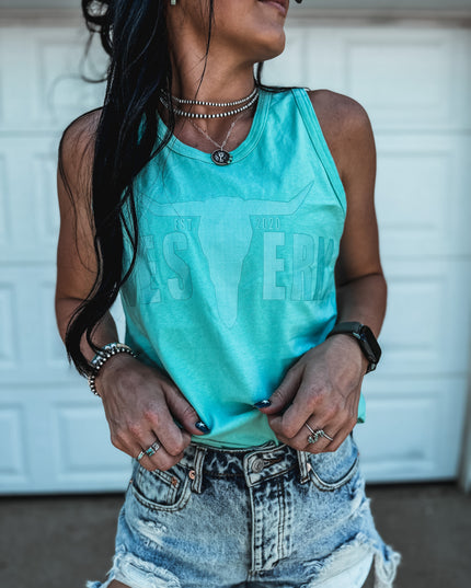 Brand Tank Turq Logo