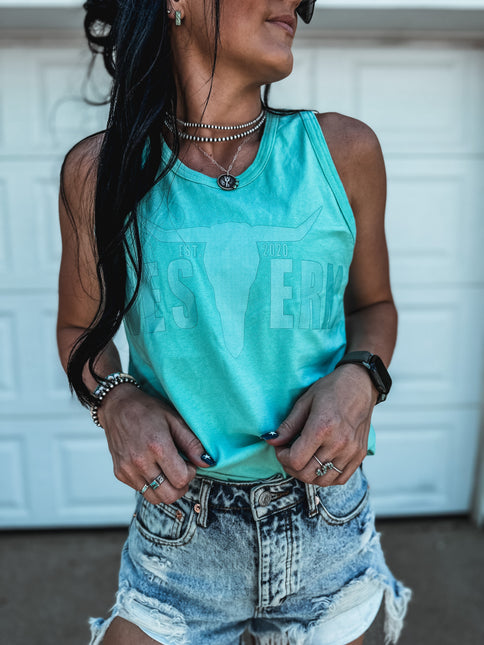 Brand Tank Turq Logo