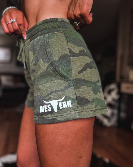 Brand Indy Shorts GREEN CAMO