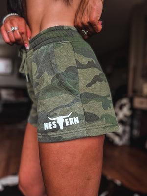 Brand Indy Shorts GREEN CAMO